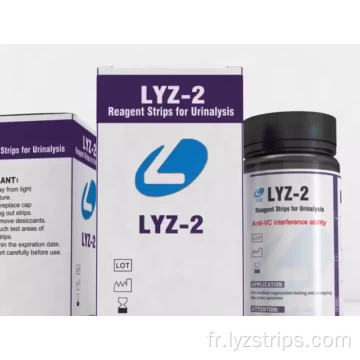 bandelette de test urinaire glucose cétone URS-2K